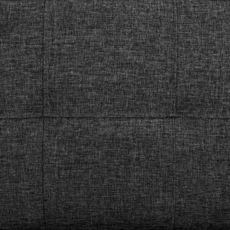 HOMCOM Armchair - Folding Spare Mattress - Convertible Chair - Adjustable Backrest 5 Positions - Gray Linen-Look Polyester Fabric