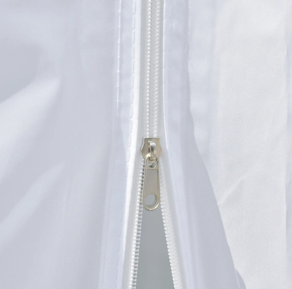 Pop Up Gazebo Canopy with Carry Bag and Side Walls, size (2 x2m)-White