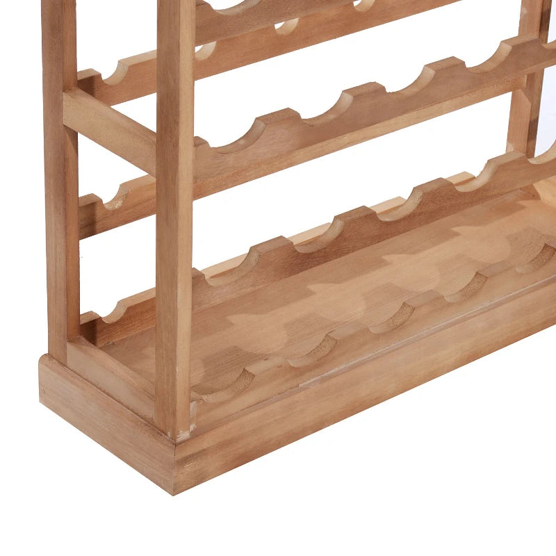 HOMCOM 70W x22.5D x 70H cm 24 Bottles 4-tier Wine Rack