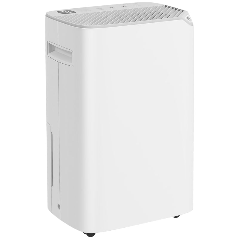 HOMCOM 20L/Day Dehumidifier, with Filter - White