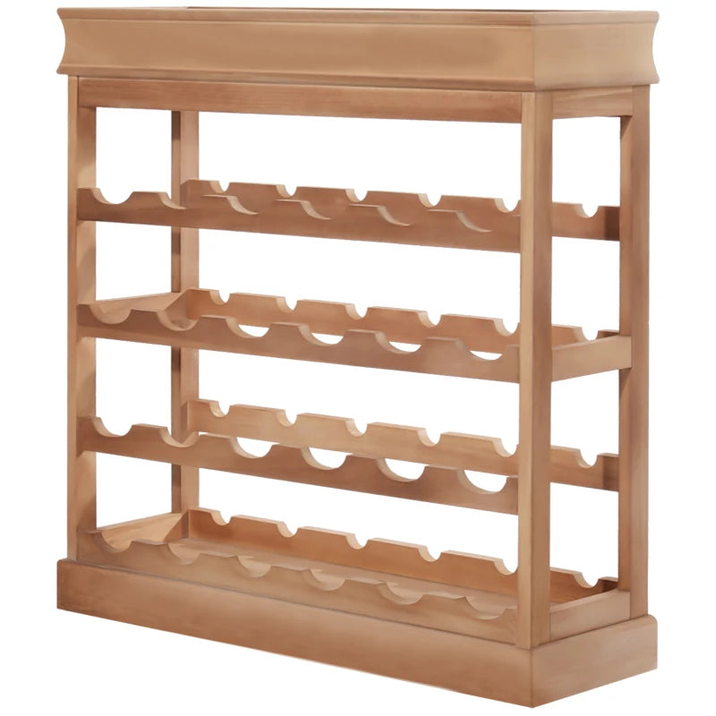 HOMCOM 70W x22.5D x 70H cm 24 Bottles 4-tier Wine Rack