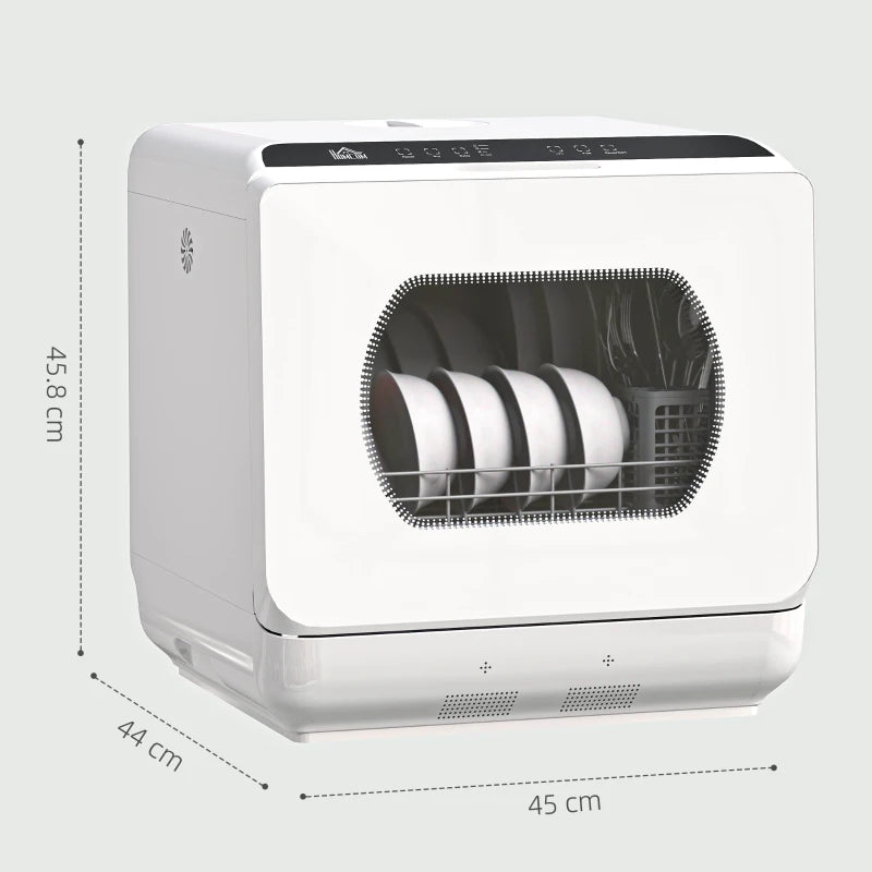 HOMCOM Multi-Program 6L Tabletop Dishwasher