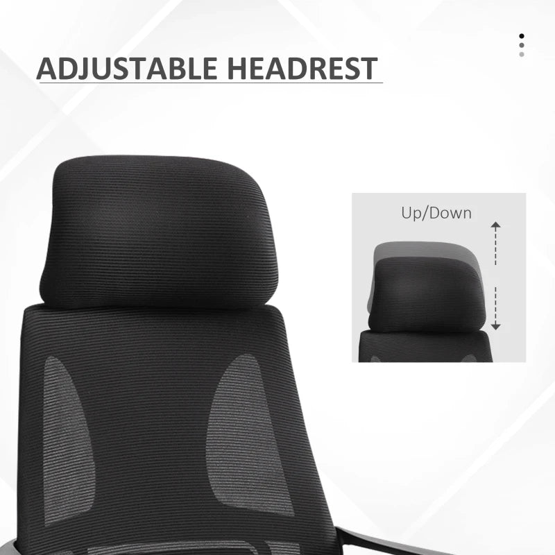 Vinsetto Ergonomic Mesh Office Chair Black